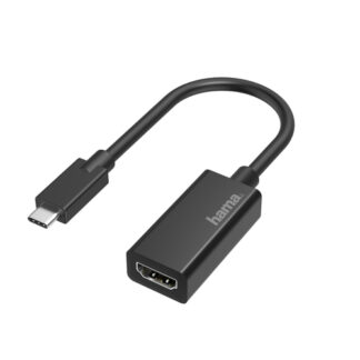 Connettore computer Connettore computer Hama 00200315 Adapter Usb C HDMI Black (ord.min.1.00 unità)