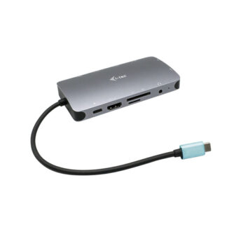 Hub multiporta HUB i tec C31NANODOCKVGAPD Usb C Metal Nano Dock Pd 100W Grey (ord.min.1.00 unità)