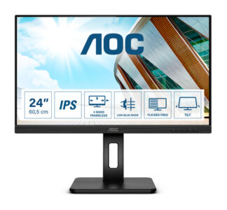 Monitor Monitor Aoc Q24P2Q HOME OFFICE Black (ord.min.1.00 unità)