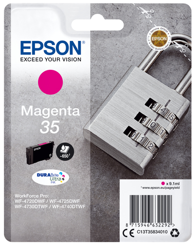 Cartuccia stampante Cartuccia stampante Epson C13T35834010 DURABRITE 35 (ord.min.1.00 unità)