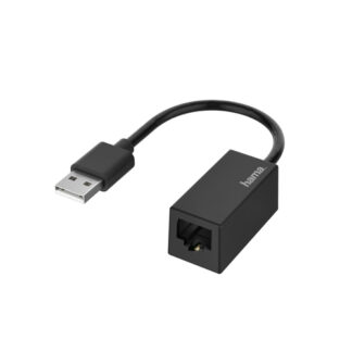 Adattatore di rete Hama 00200324 Type A Black Adattatore di rete (ord.min.1.00unità)