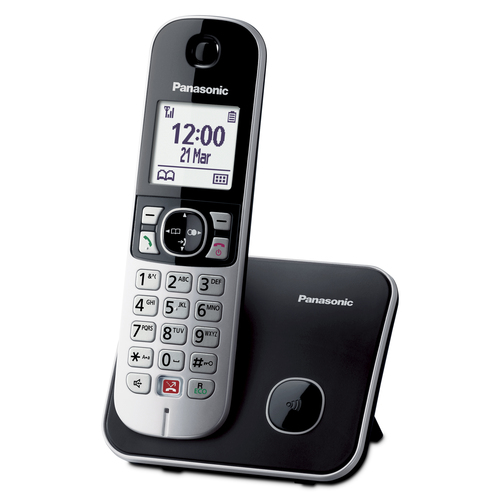 Cordless Cordless Panasonic KX TG6851JTB Dect Black e Silver (ord.min.1.00 unità)