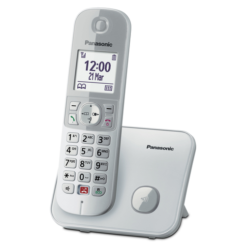 Cordless Cordless Panasonic KX TG6851JTS Dect Silver (ord.min.1.00 unità)