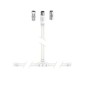 Cavo antenna Cavo antenna Hama 00205283 Dab+ Dipole Antenna Bianco (ord.min.1.00 unità)