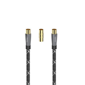 Cavo antenna Cavo antenna Hama 00205293 With Adapter 120 Db Black (ord.min.1.00 unità)