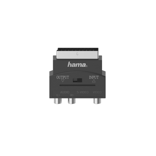 Adattatore video Adattatore video Hama 00205268 Scart a RCA Black (ord.min.1.00 unità)