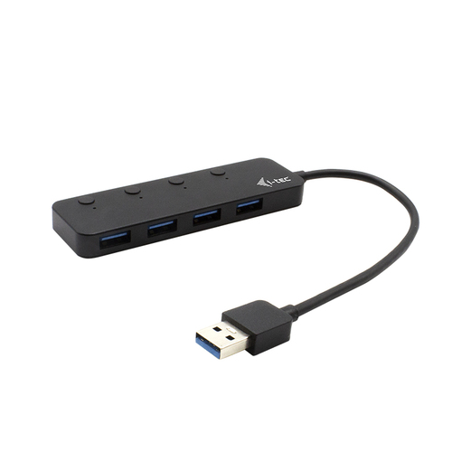 Hub USB Hub USB i tec U3CHARGEHUB4 3.0 Black (ord.min.1.00 unità)