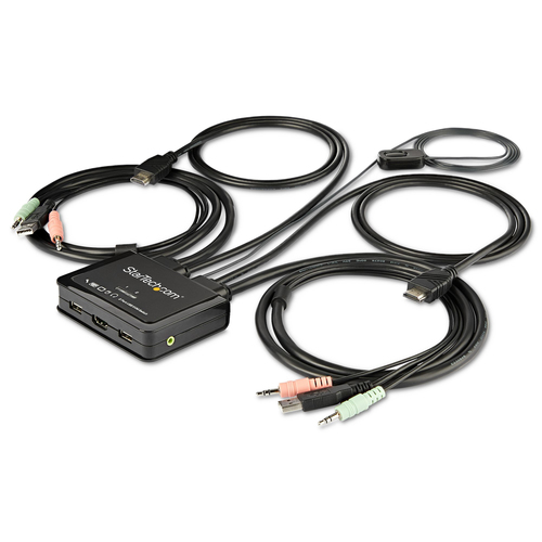 Kvm switch Kvm switch Startech.Com SV211HDUA4K Hdmi a 2 Porte 4K 60Hz Black (ord.min.1.00 unità)