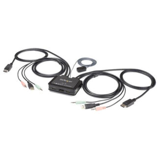 Kvm switch Kvm switch Startech.Com SV211DPUA4K Displayport 4K a 2 Porte Black (ord.min.1.00 unità)