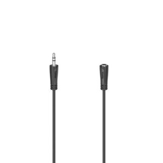 Cavo Jack 3.5 Cavo Jack 3.5 Hama 00205120 Extension Black (ord.min.1.00 unità)