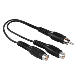 Cavo RCA Cavo RCA Hama 00205183 Subwoofer Adapter Black (ord.min.1.00 unità)