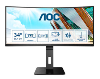 Monitor Monitor Aoc CU34P2A P2 SERIES Black (ord.min.1.00 unità)