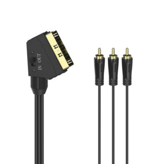 Cavo adattatore Cavo adattatore Hama 00205156 Video Rca Scart Black (ord.min.1.00 unità)
