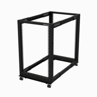 Armadio rack Armadio rack Startech.Com 4POSTRACK18U Open Frame Black (ord.min.1.00 unità)