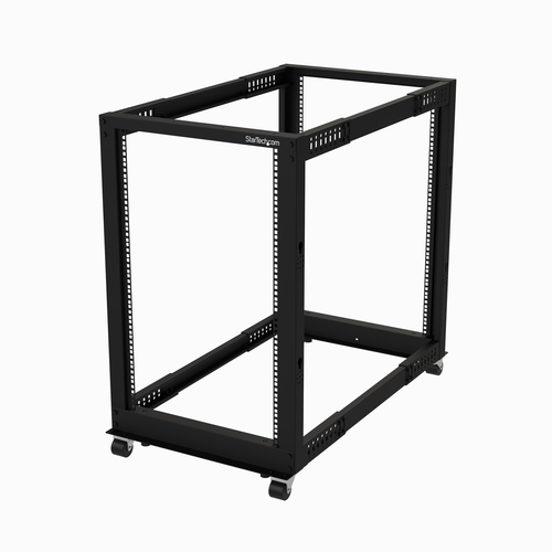 Armadio rack Armadio rack Startech.Com 4POSTRACK18U Open Frame Black (ord.min.1.00 unità)