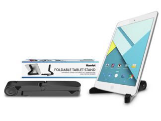 Supporto tablet Supporto tablet Hamlet XZPADTMSE TABLET STAND Foldable Black (ord.min.1.00 unità)