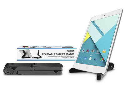Supporto tablet Supporto tablet Hamlet XZPADTMSE TABLET STAND Foldable Black (ord.min.1.00 unità)