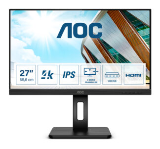 Monitor Aoc U27P2 P2 SERIES Black Monitor (ord.min.1.00unità)