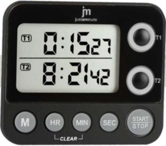 Timer cucina Timer cucina Lowell JT 5413N JUSTAMINUTE Nero (ord.min.1.00 unità)