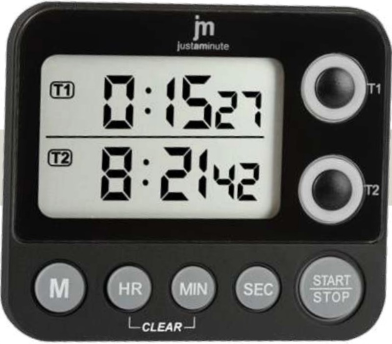 Timer cucina Timer cucina Lowell JT 5413N JUSTAMINUTE Nero (ord.min.1.00 unità)