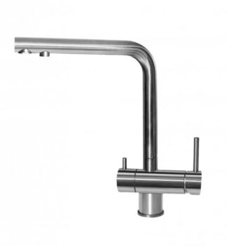 Miscelatore lavello Elleci MIKTOUIN TOURMALINE Inox spazzolato Miscelatore lavello (ord.min.1.00unità)