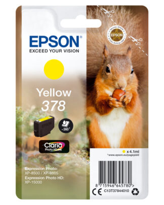 Cartuccia stampante Cartuccia stampante Epson C13T37844010 CLARIA 378 (ord.min.1.00 unità)