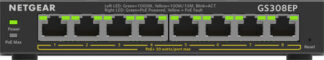Switch di rete Netgear GS308EP 100PES Smart Managed Plus Black Switch di rete (ord.min.1.00unità)