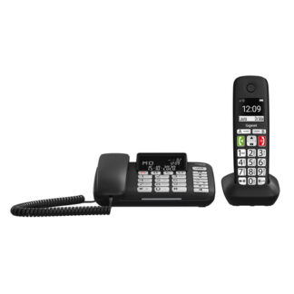 Cordless Cordless Gigaset S30350 H220 R101 D SERIES DL780 Plus Combi Black (ord.min.1.00 unità)