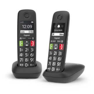Cordless Cordless Gigaset L36852 H2901 K101 E SERIES E290 Duo Black (ord.min.1.00 unità)