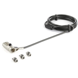 Cavo con lucchetto Cavo con lucchetto Startech.Com LTULOCK4D 3in1 Universal Grey (ord.min.1.00 unità)