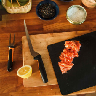 Coltello cucina Coltello cucina Fiskars 1057540 FUNCTIONAL FORM Nero, Arancio e Cromo (ord.min.1.00 unità)