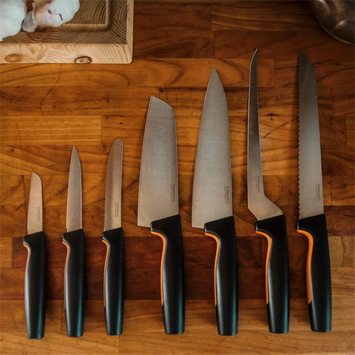 Coltello cucina Coltello cucina Fiskars 1057538 FUNCTIONAL FORM Nero, Arancio e Cromo (ord.min.1.00 unità)