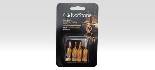 Connettore audio Connettore audio Norstone Banplu4 Oro (ord.min.1.00 unità)