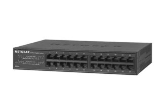 Switch di rete Netgear GS324 200EUS 300 SERIES Gigabit Unmanaged Black Switch di rete (ord.min.1.00unità)