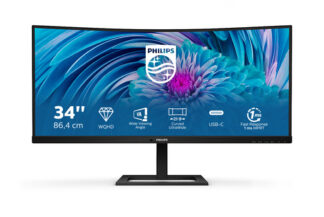 Monitor Philips 346E2CUAE 00 E LINE Black Monitor (ord.min.1.00unità)