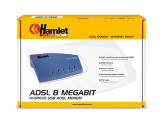 Modem Hamlet HDSL8K2 Hi Speed Usb Adsl White e Blue Modem (ord.min.1.00unità)