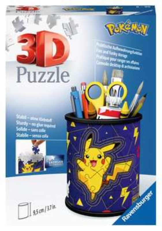 Puzzle Puzzle Ravensburger 11257 3D Portapenne Pokemon (ord.min.1.00 unità)