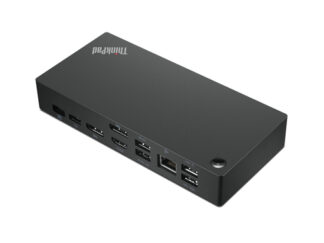 Hub multiporta HUB Lenovo 40AY0090IT THINKPAD Universal Usb C Dock Black (ord.min.1.00 unità)