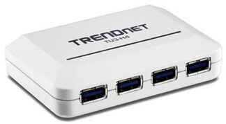 Hub USB Hub USB Trendnet TU3 H4 3.0 White (ord.min.1.00 unità)