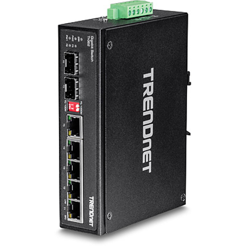 Switch di rete Switch di rete Trendnet TI G62 INDUSTRIAL Din Rail Black (ord.min.1.00 unità)
