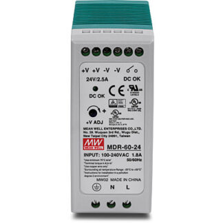 Presa elettrica rack Presa elettrica rack Trendnet TI M6024 60 W Single Output Industrial D (ord.min.1.00 unità)