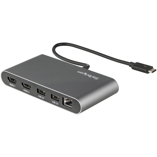Hub multiporta HUB Startech.Com TB3DKM2HDL Mini Dock Thunderbolt 3 Gray (ord.min.1.00 unità)