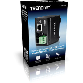 Convertitore rete Convertitore rete Trendnet TI F10S30 100Base FX monomodale SC Black (ord.min.1.00 unità)