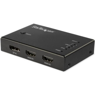 Switch HDMI Switch HDMI Startech.Com VS421HDDP 4K Black (ord.min.1.00 unità)