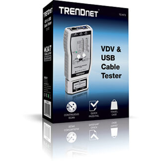 Tester Tester Trendnet TCNT3 per cavi Vdv & Usb White e Grey (ord.min.1.00 unità)