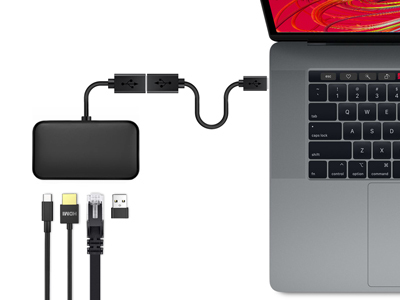 Cavo adattatore Cavo adattatore Hamlet XADTC U2A MF02 Usb 3.0 Type C Type A Black (ord.min.1.00 unità)