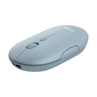 Mouse Trust 24126 PUCK Rechargeable Blue Mouse (ord.min.1.00unità)