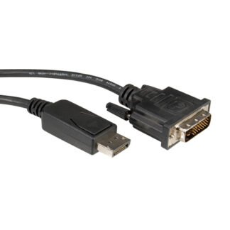 Cavo adattatore Cavo adattatore Itb RO11 04 5610 STANDARD Video Displayport Dvi Black (ord.min.1.00 unità)