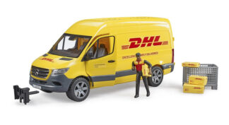 Mezzo stradale Modellino automezzo Bruder 02671 MERCEDES SPRINTER Furgone Dhl con Per (ord.min.1.00 unità)