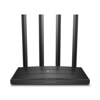 Router Tp Link ARCHER C6 V4 F AC1200 Black Router (ord.min.1.00unità)
